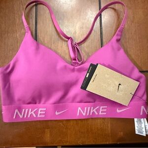 NEW Nike DriFit Women's Vibrant Pink Sports Bra